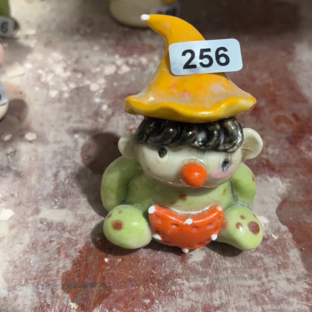 摆件纯手工抽象陶瓷摆件微瑕256