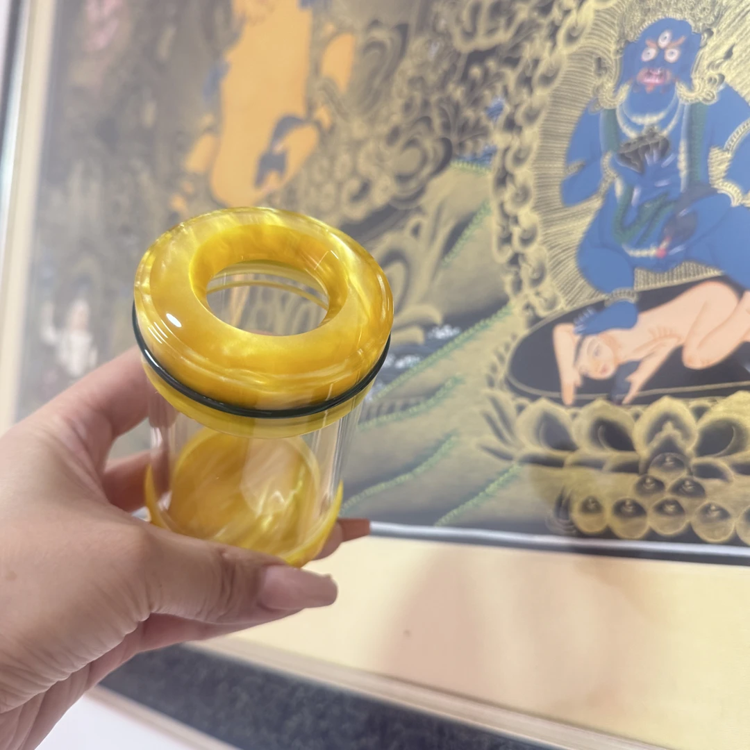 仿蜜蜡一统江山60蝈蝈罐子