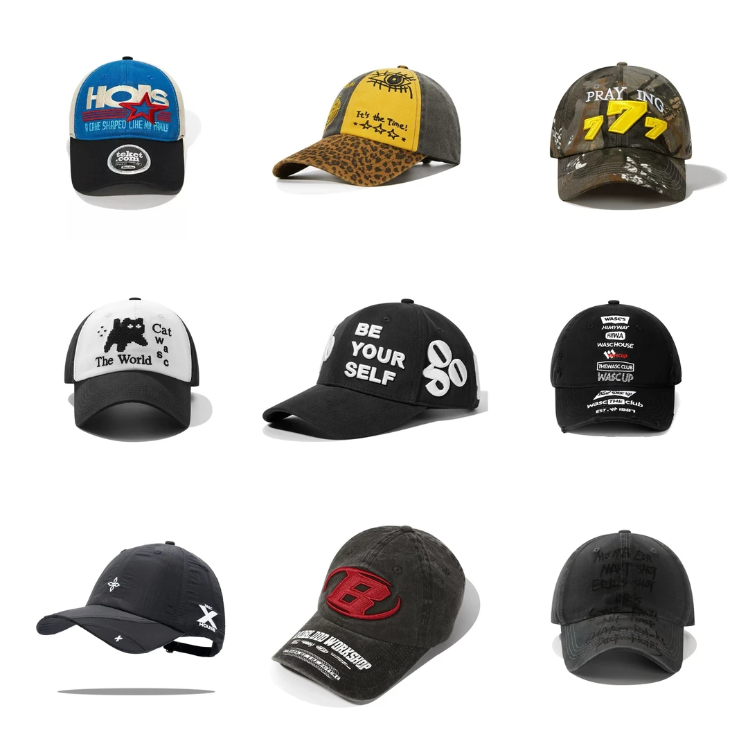 【合集】时尚街头ins春夏四季男女生加大加宽棒球潮流鸭舌帽水洗