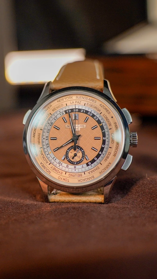 99新 Patek Philippe/百达翡丽 三文鱼5935A 礼品级成色