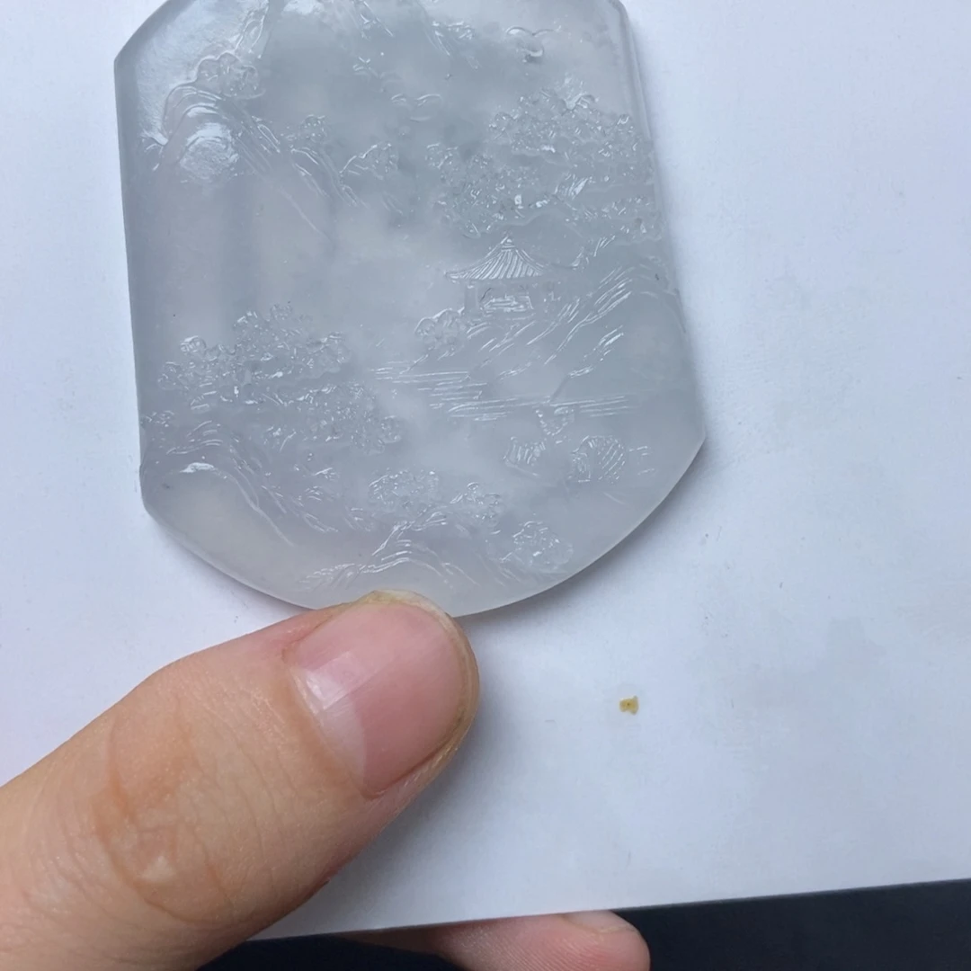 未镶嵌定制翡翠b***?山水