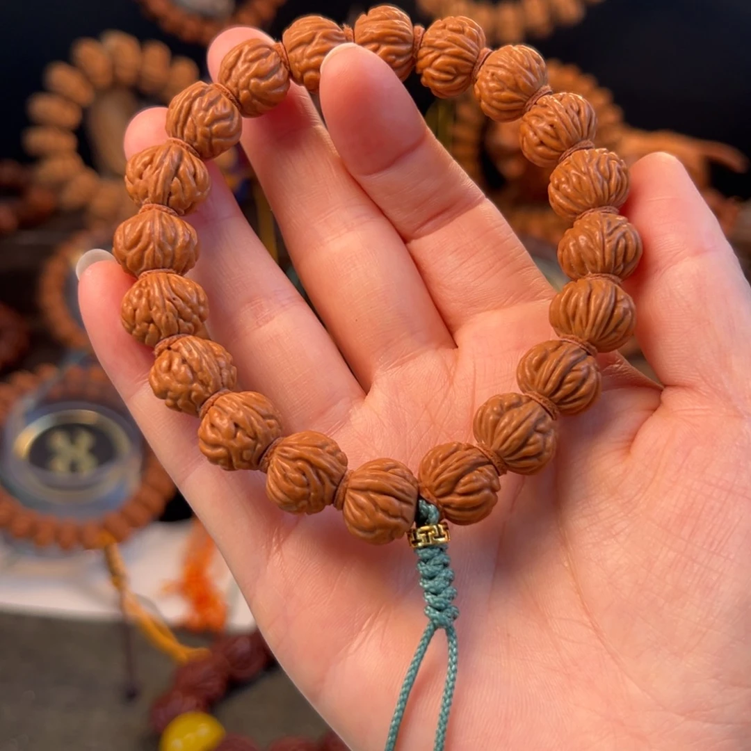 【闪购商品】桃核吊坠14尺寸金豆