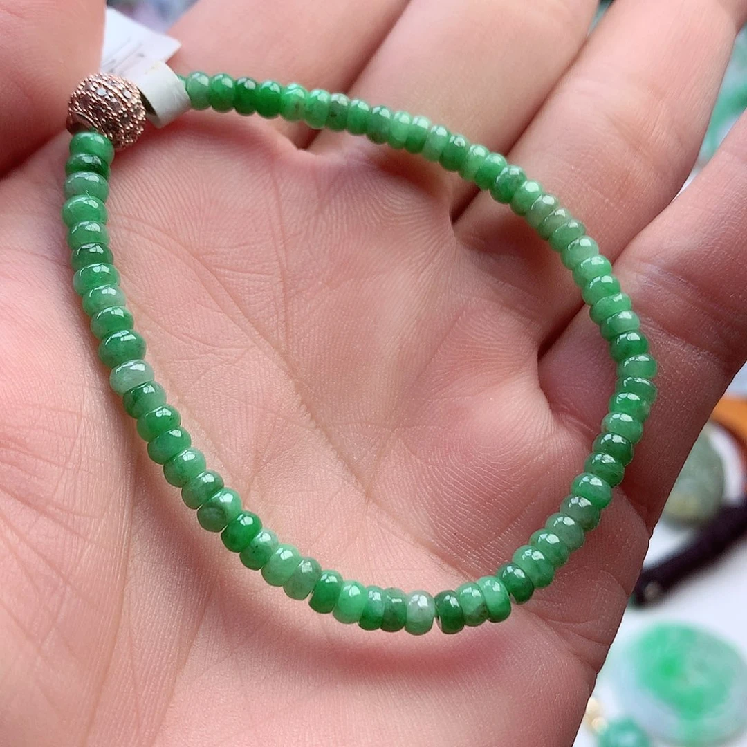 未镶嵌手链翡翠手串