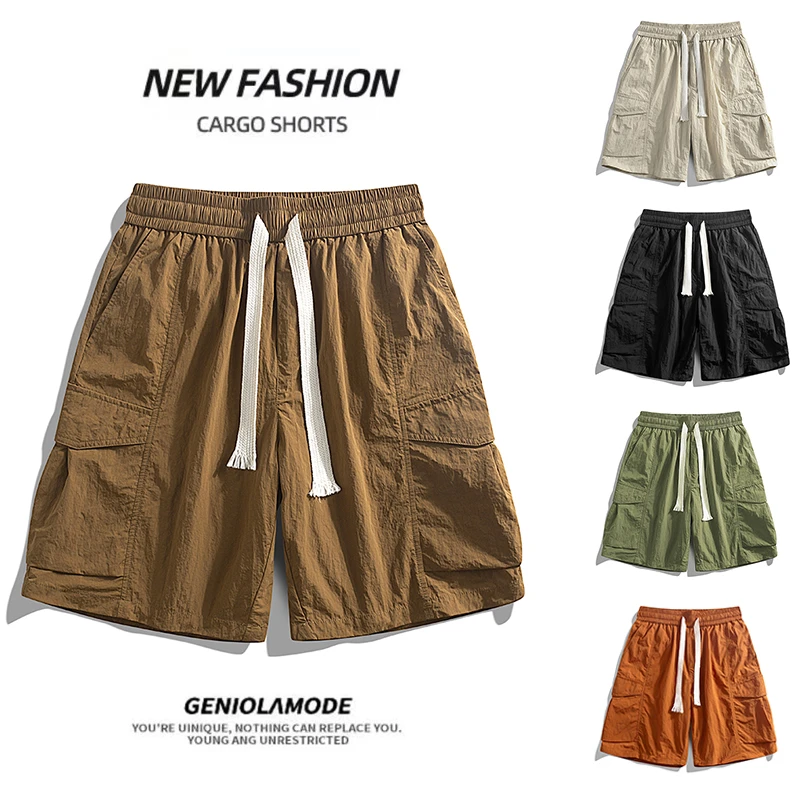 短裤男女运动直筒户外夏季薄款宽松潮流休闲裤百搭透气速干工装裤