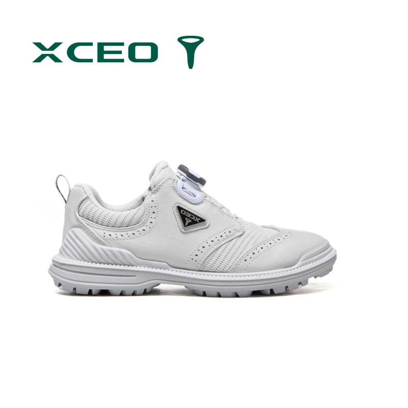XCEO/芯鹰故宫高尔夫鞋女鞋夏季白色增高超轻透气高尔夫球鞋女士
