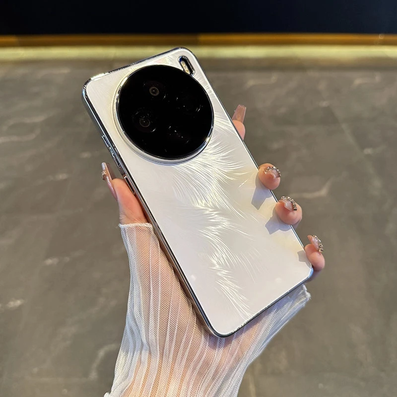 适用于VIVOx200s手机壳镜头全包x200pro电镀x100pro高级x100s玻璃