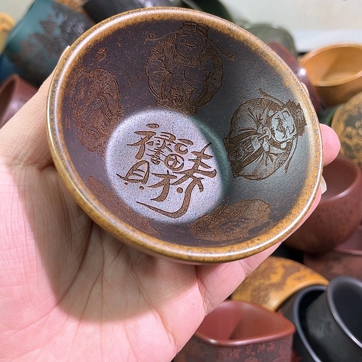 茶杯紫砂全手工紫砂主人杯