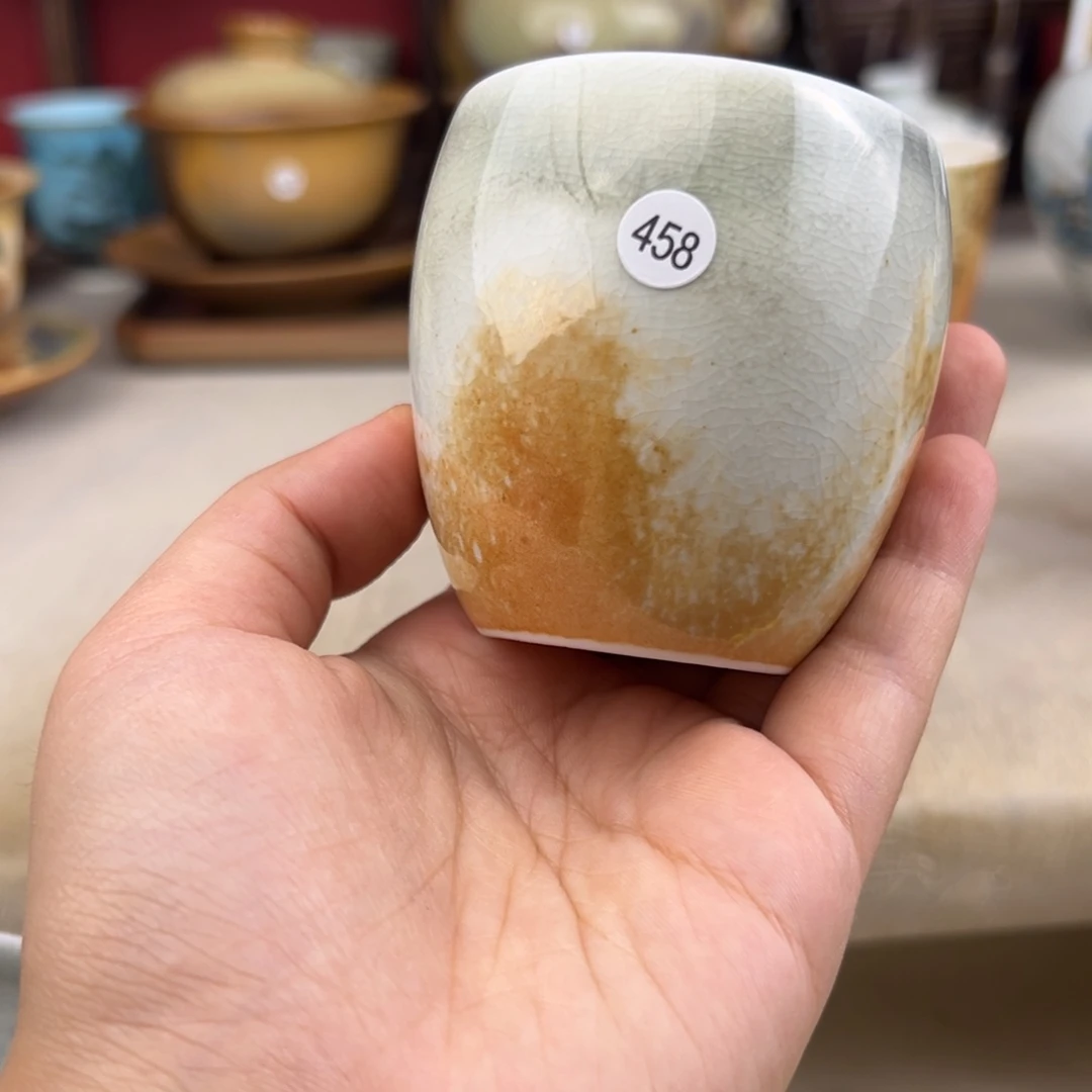 杯纯手工柴烧主人杯