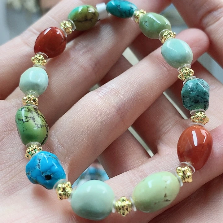 未镶嵌绿松石珠宝奇石