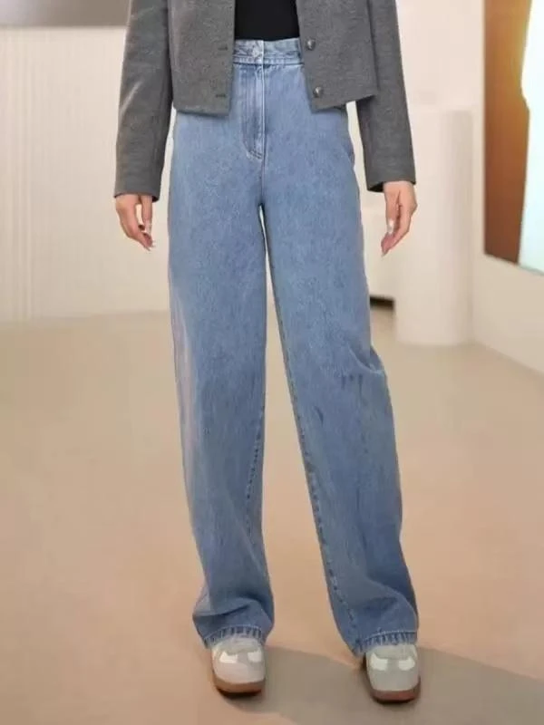 哥家春季新款高腰显瘦百搭萝卜裤微瑕