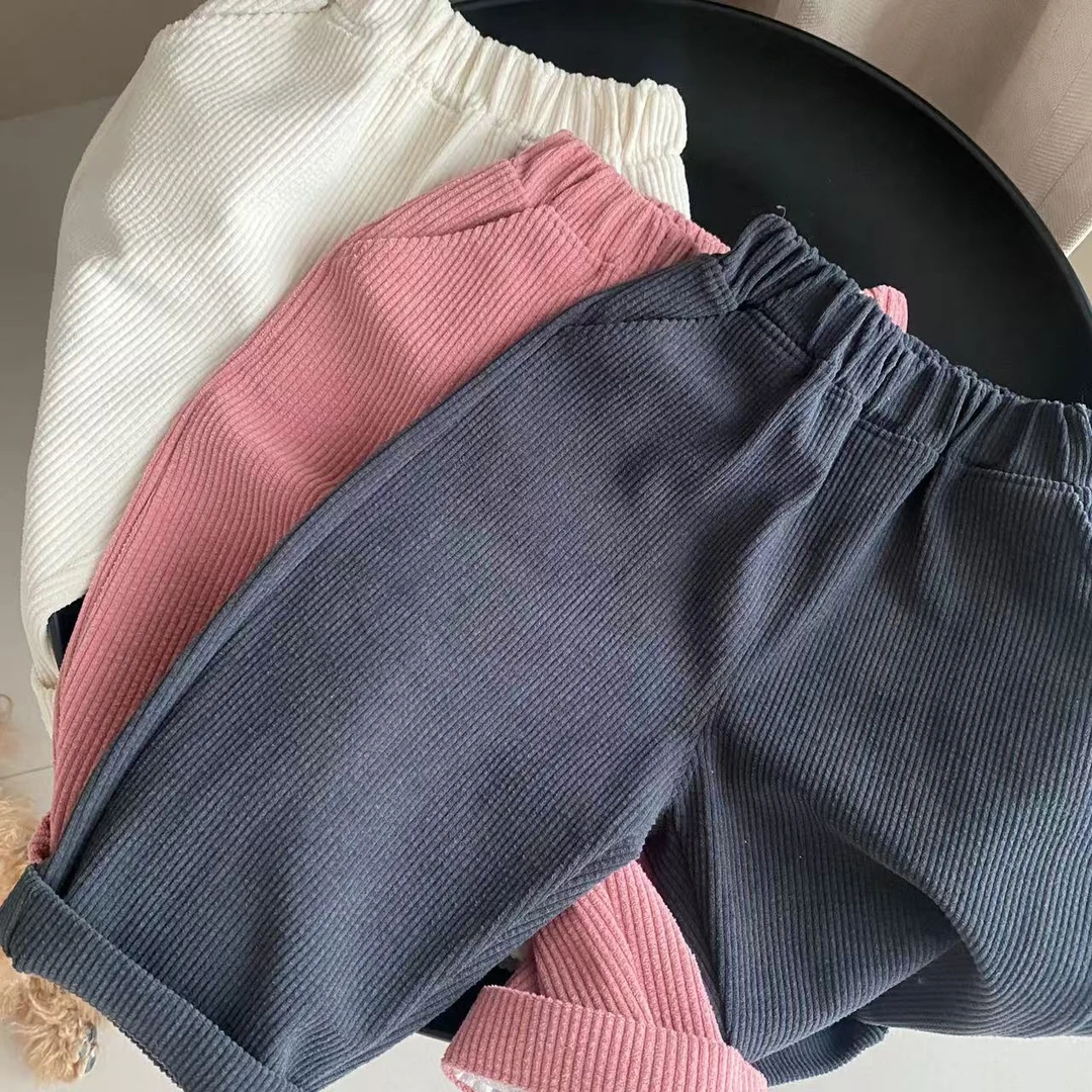 7615儿 童休闲裤 宝宝外穿工装裤