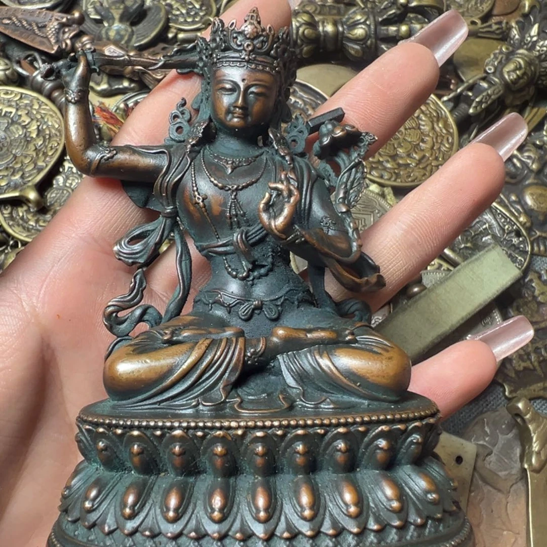 琉璃纯铜合金工艺品随机发货