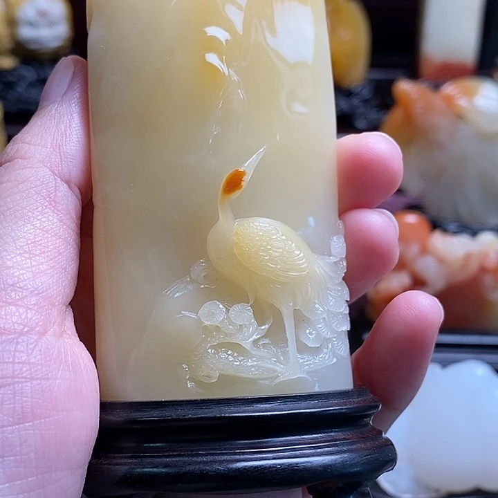寿山石寿山结晶汶洋石摆件