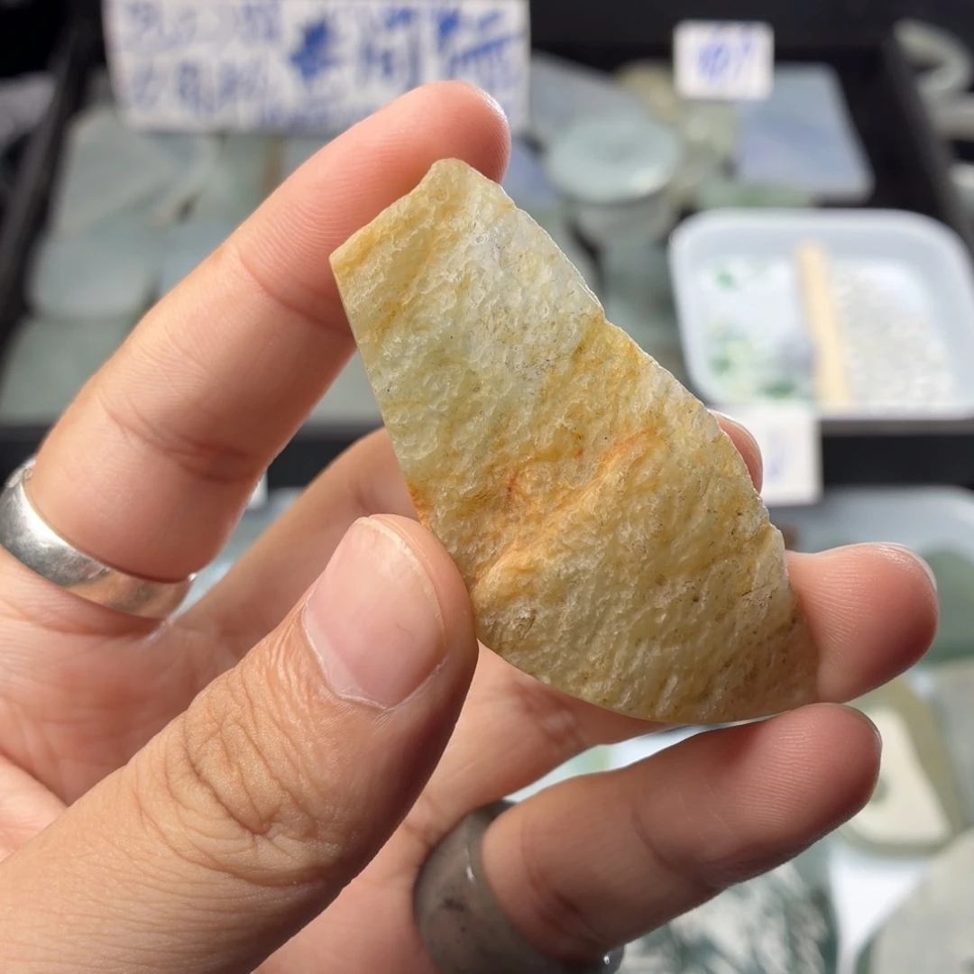 定制翡翠未镶嵌天然缅甸翡翠a货雾层片料