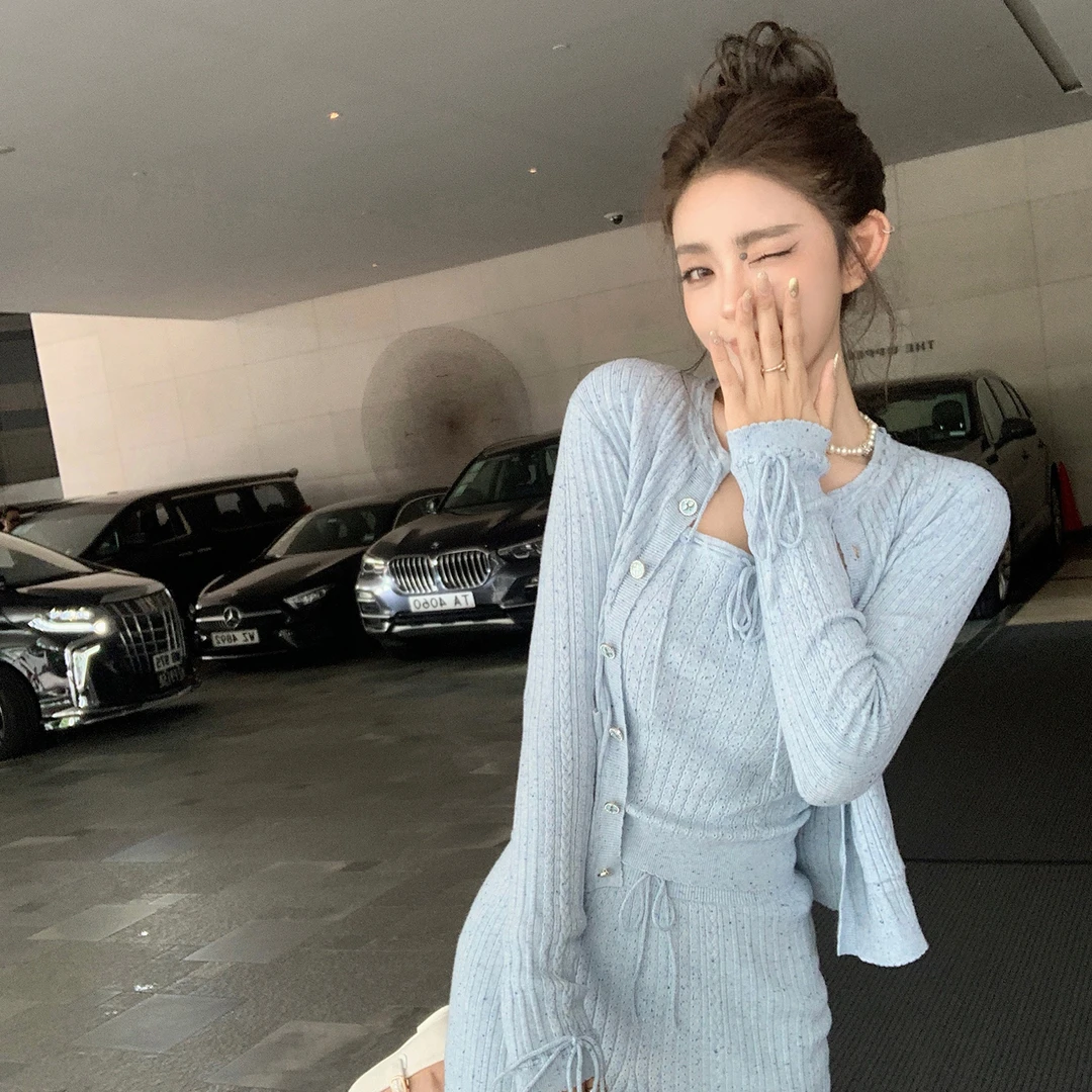 "香香软软富家女"Crush心动千金感温柔小香-时尚套装
