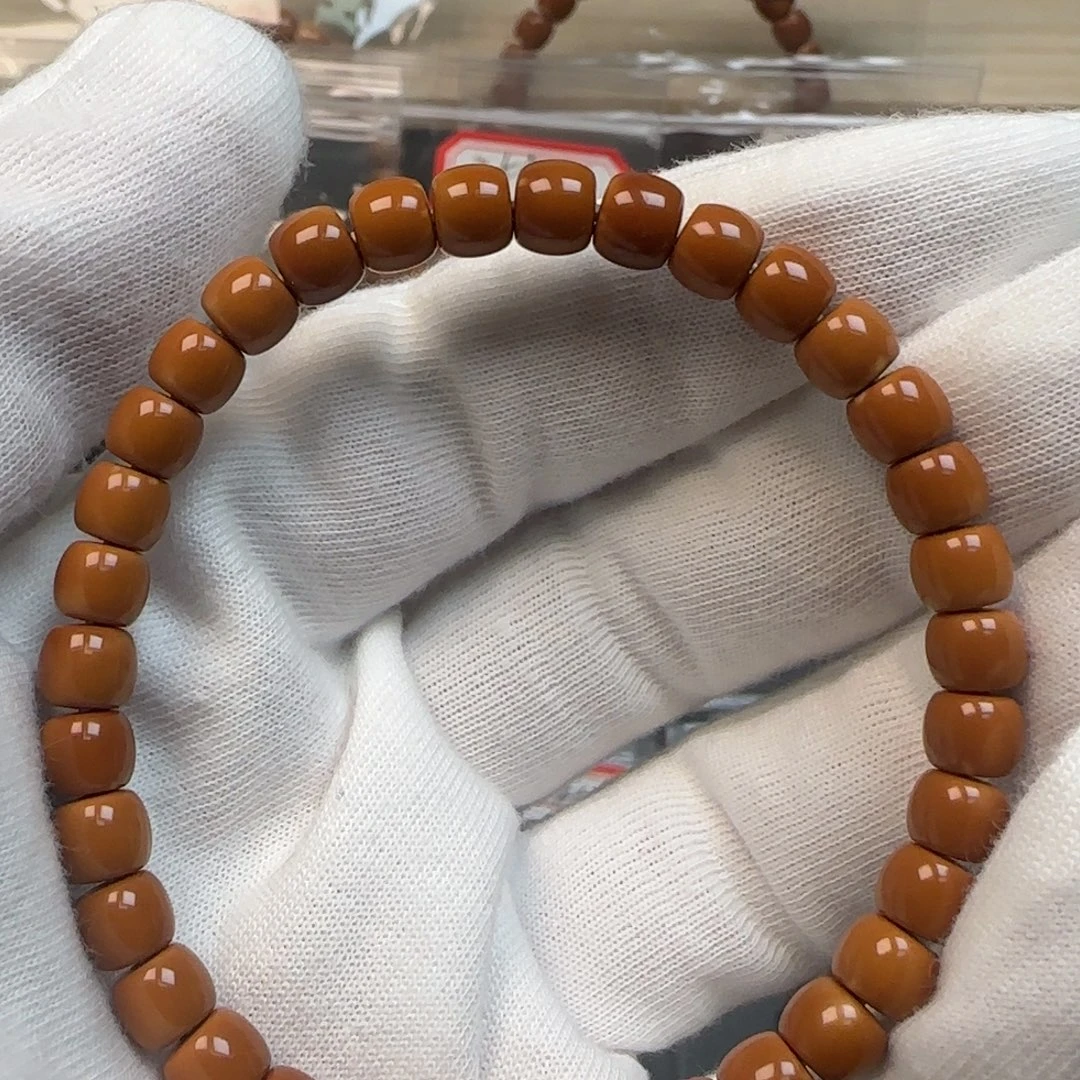 橄榄核吊坠老挝极限弧单圈6.5mm