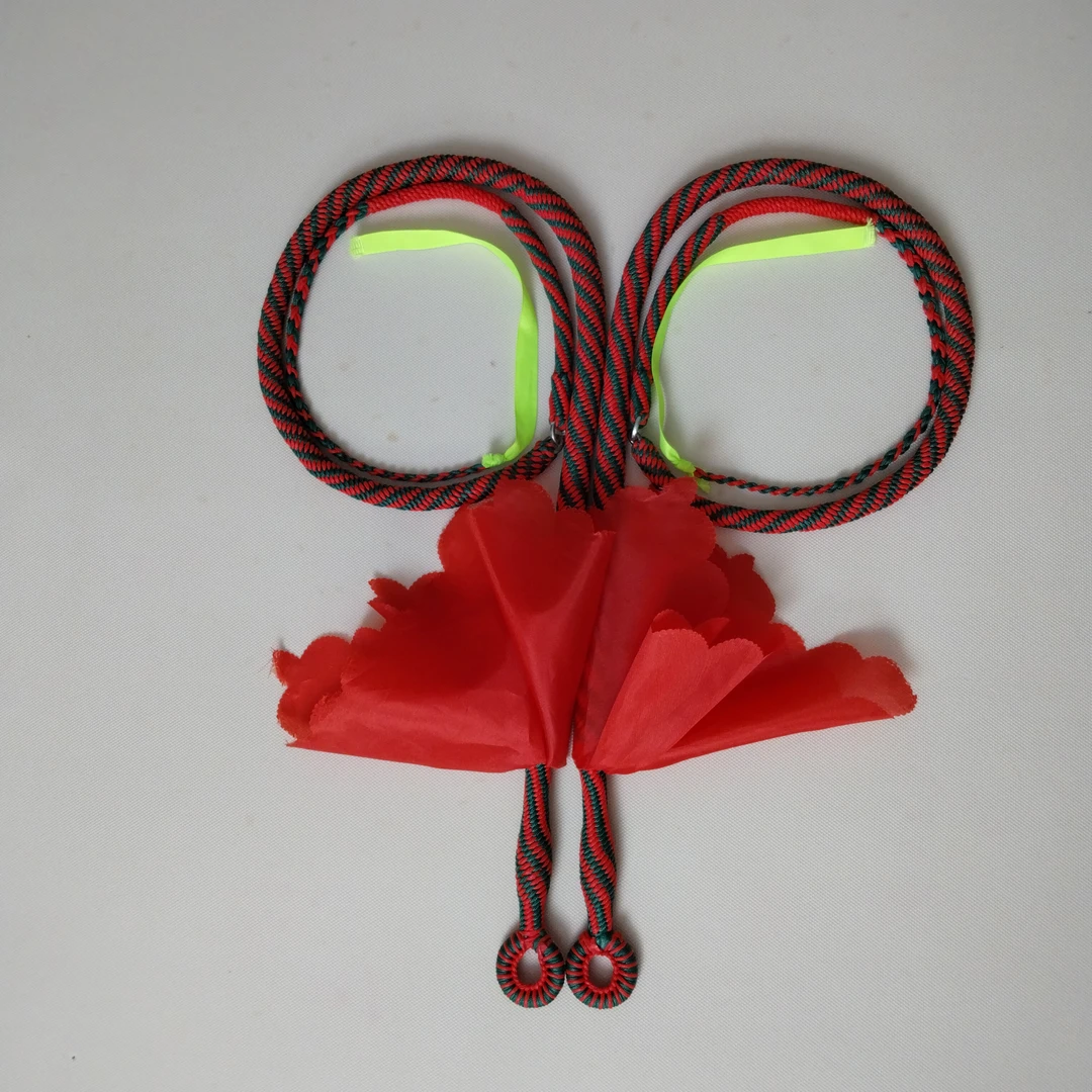 一体把手内置钢链大力马双鞭儿童鞭教学鞭（1斤1.6米）