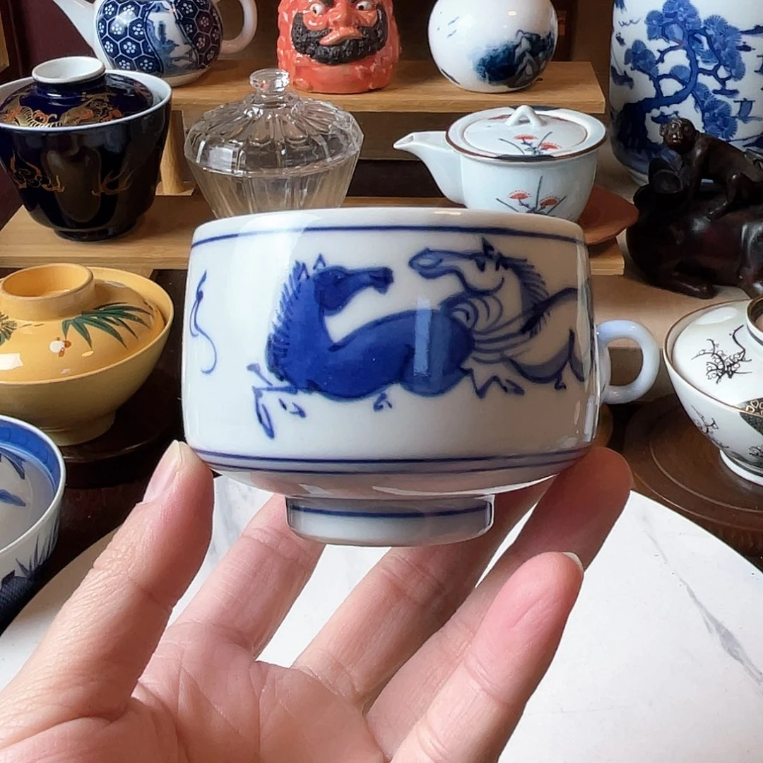 岸好看的马的杯子不错