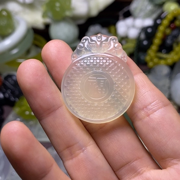 未镶嵌岫玉岫玉颈饰