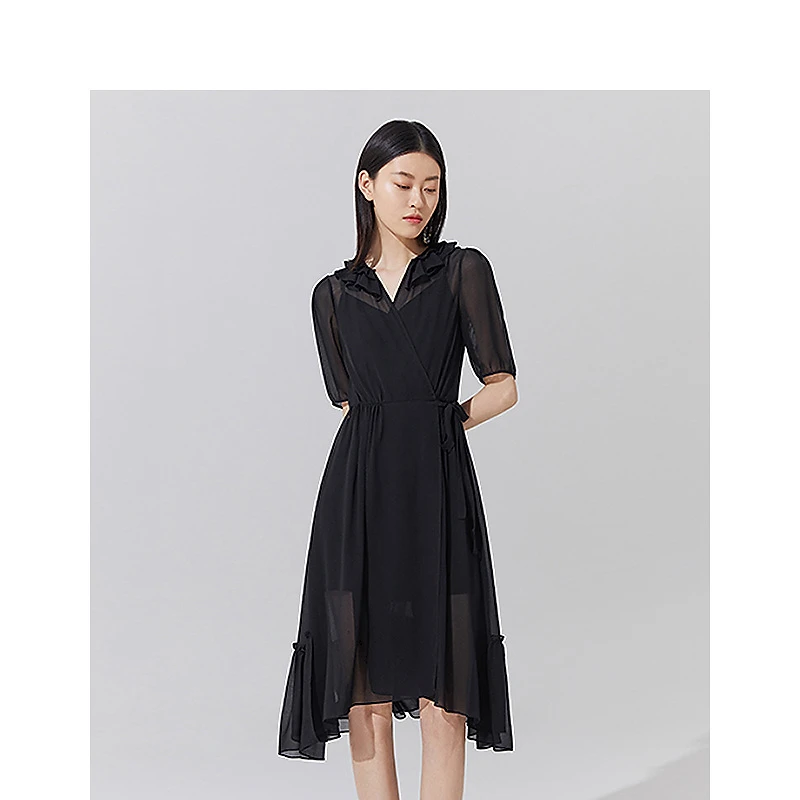 【粉丝专属】DC-NICE 桑蚕丝连衣裙06720