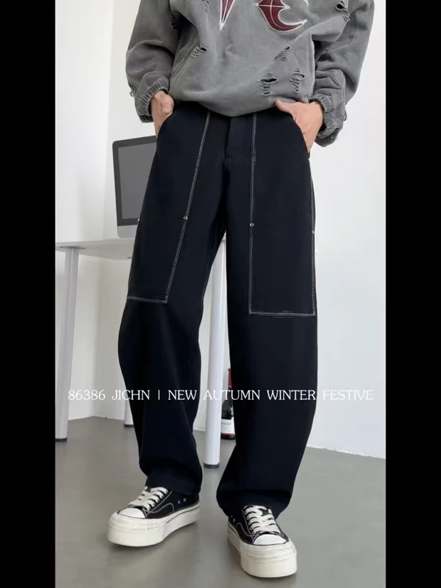 863 素劲2 男女潮牌长裤休闲裤秋冬厚款 K86386 CK