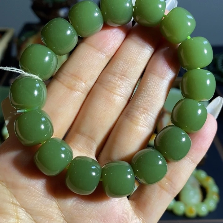 和田玉未镶嵌套链金*