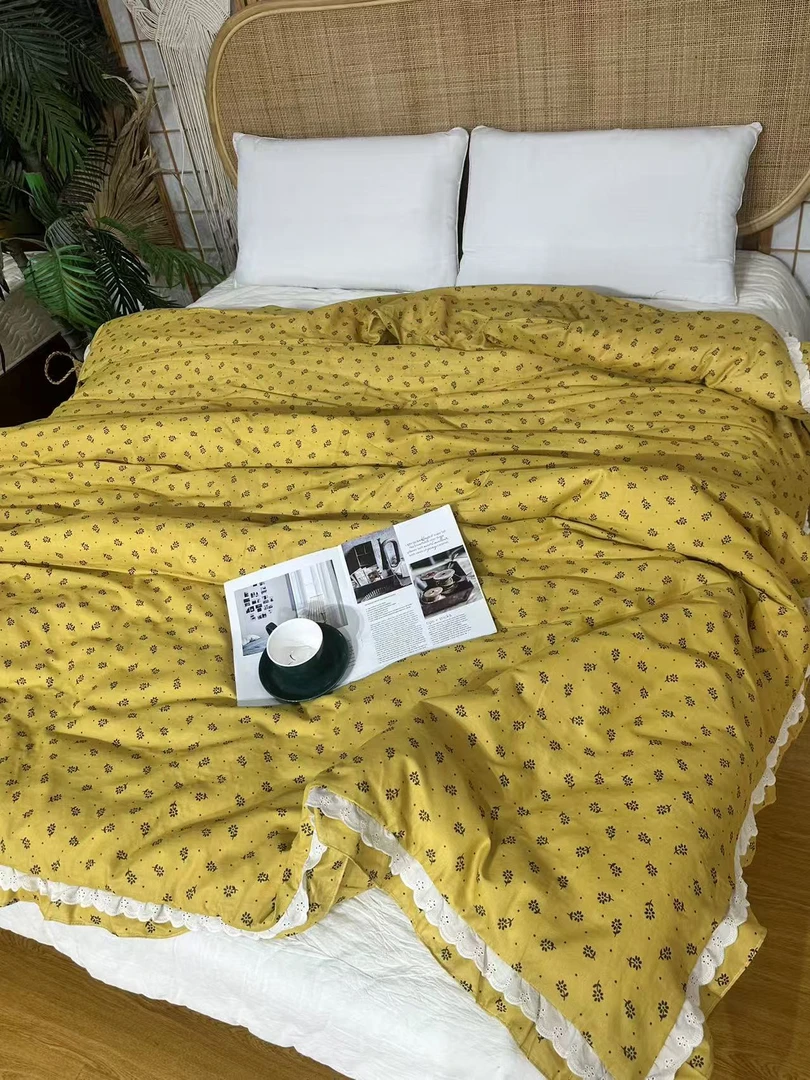 直播间样品双层纱被套200*230微瑕（有道色差）～T511