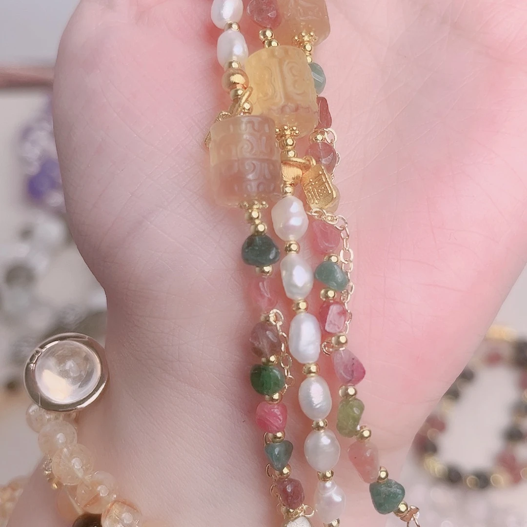 水晶手链未镶嵌设计