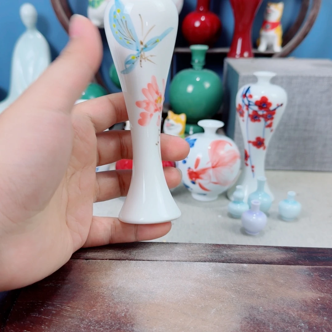 陶瓷手工小花器摆件