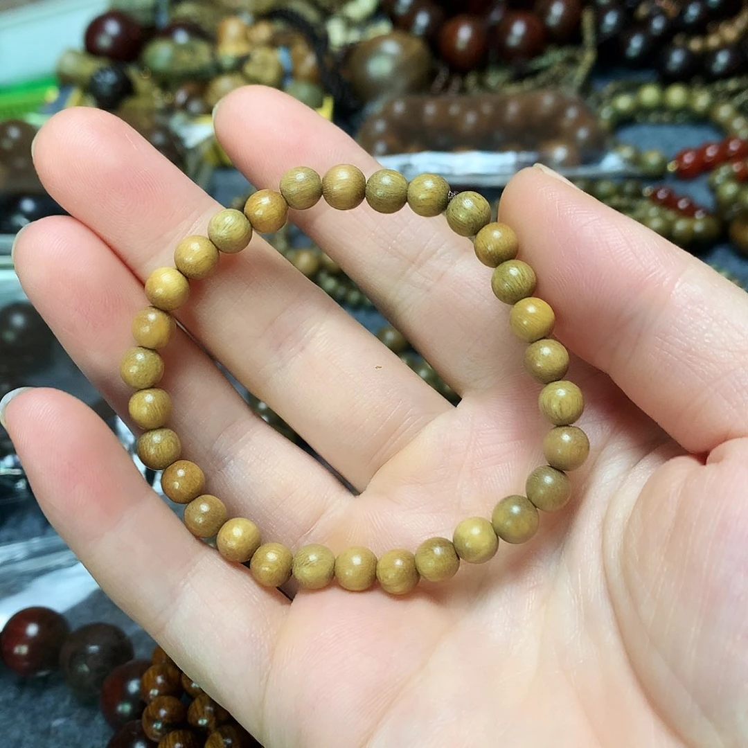 维腊木（绿檀）手串/手链五****习