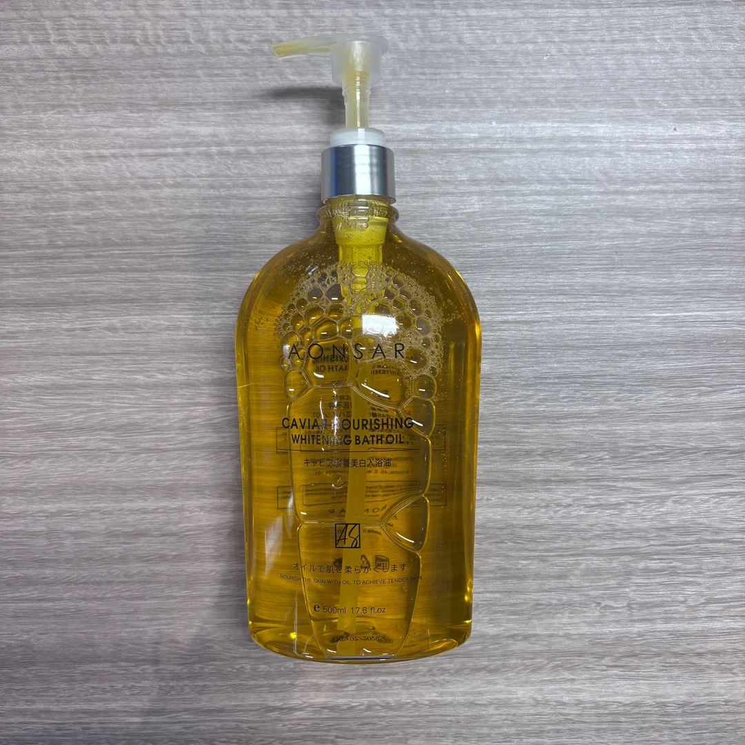[保税出货][试用1瓶]日本AONSAR鱼子酱滋养沐浴油500ml