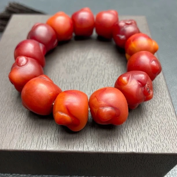 【镇店收藏 正品保障】 340精美红色小猪手链