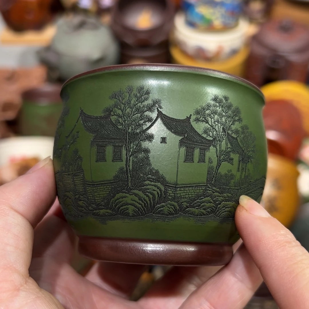 茶杯紫砂宜兴紫砂主人杯