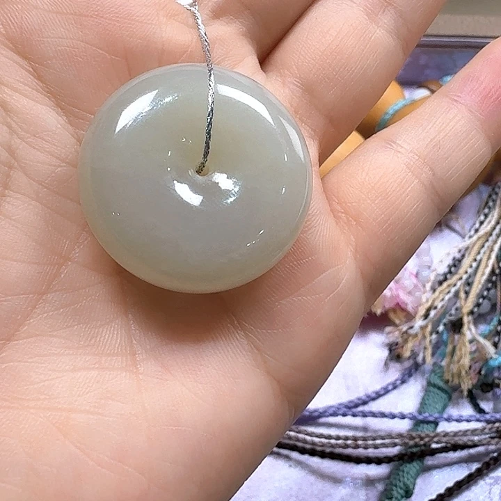 和田玉未镶嵌吊坠(不含链)