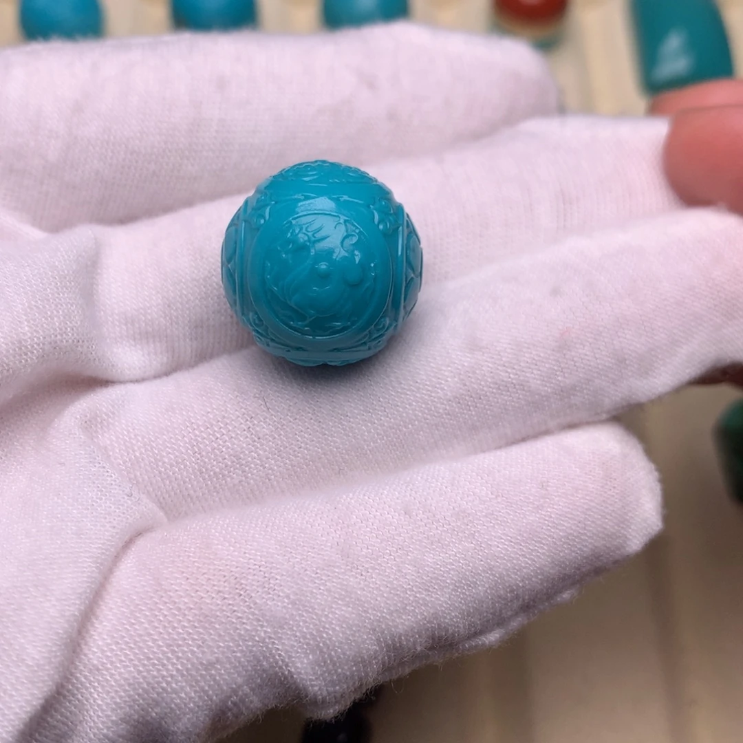 绿松石未镶嵌绿松石四神兽18