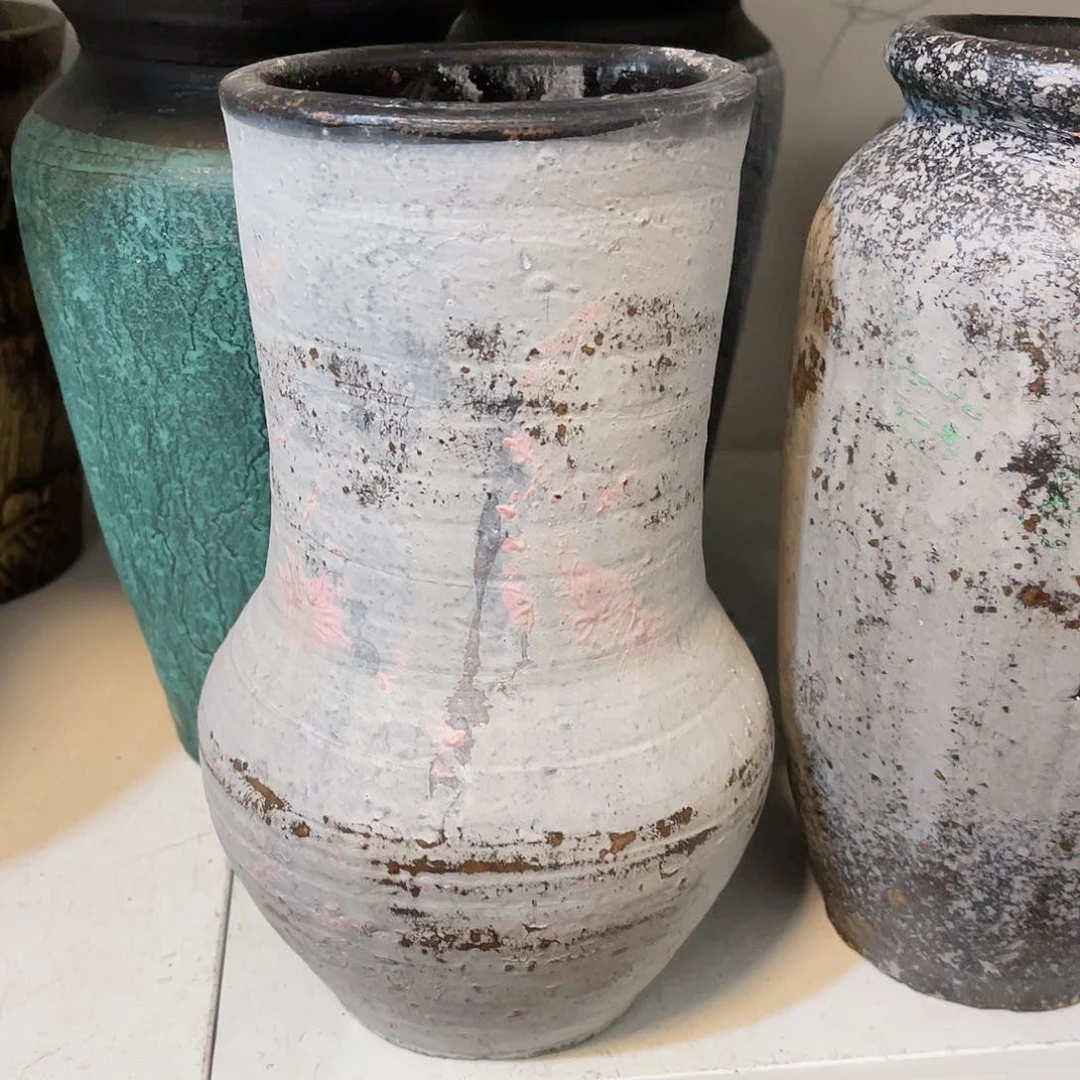 红陶无孔无孔口径10高度23