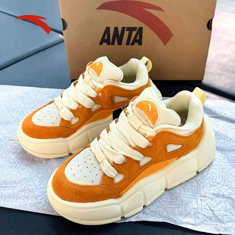 安踏特香包板鞋丨男流光风冬季厚底增高运动鞋面包鞋112448072