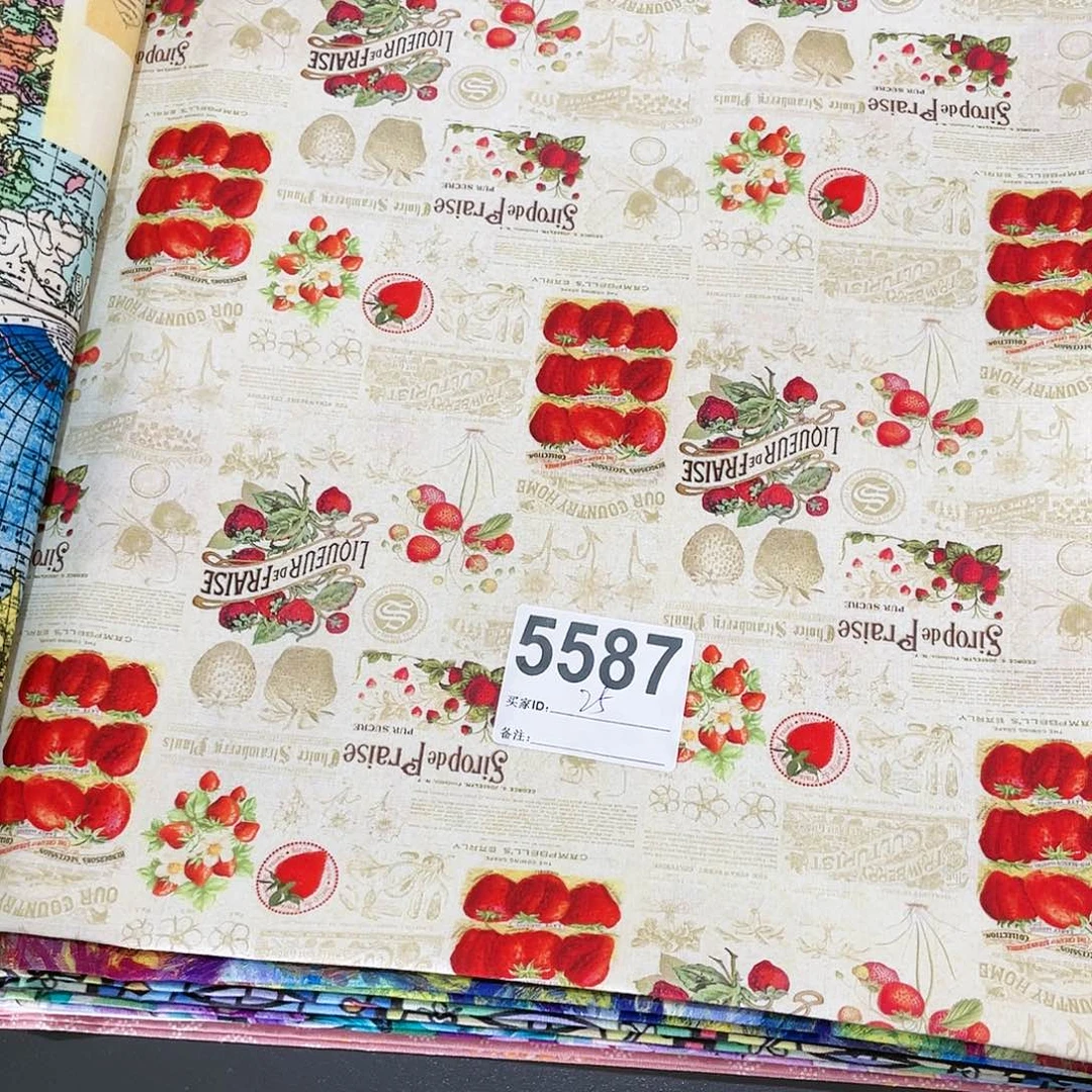 一米价纯棉平布1.1米宽果子布艺小块