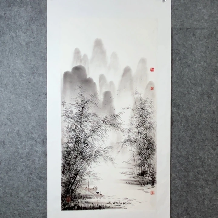 国画精品手绘国画作品