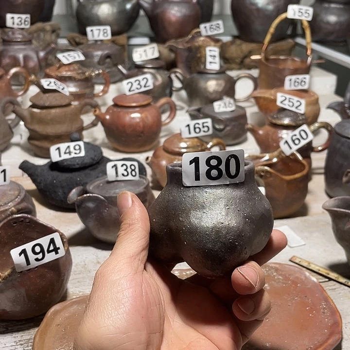 纯手工柴烧茶具精品180