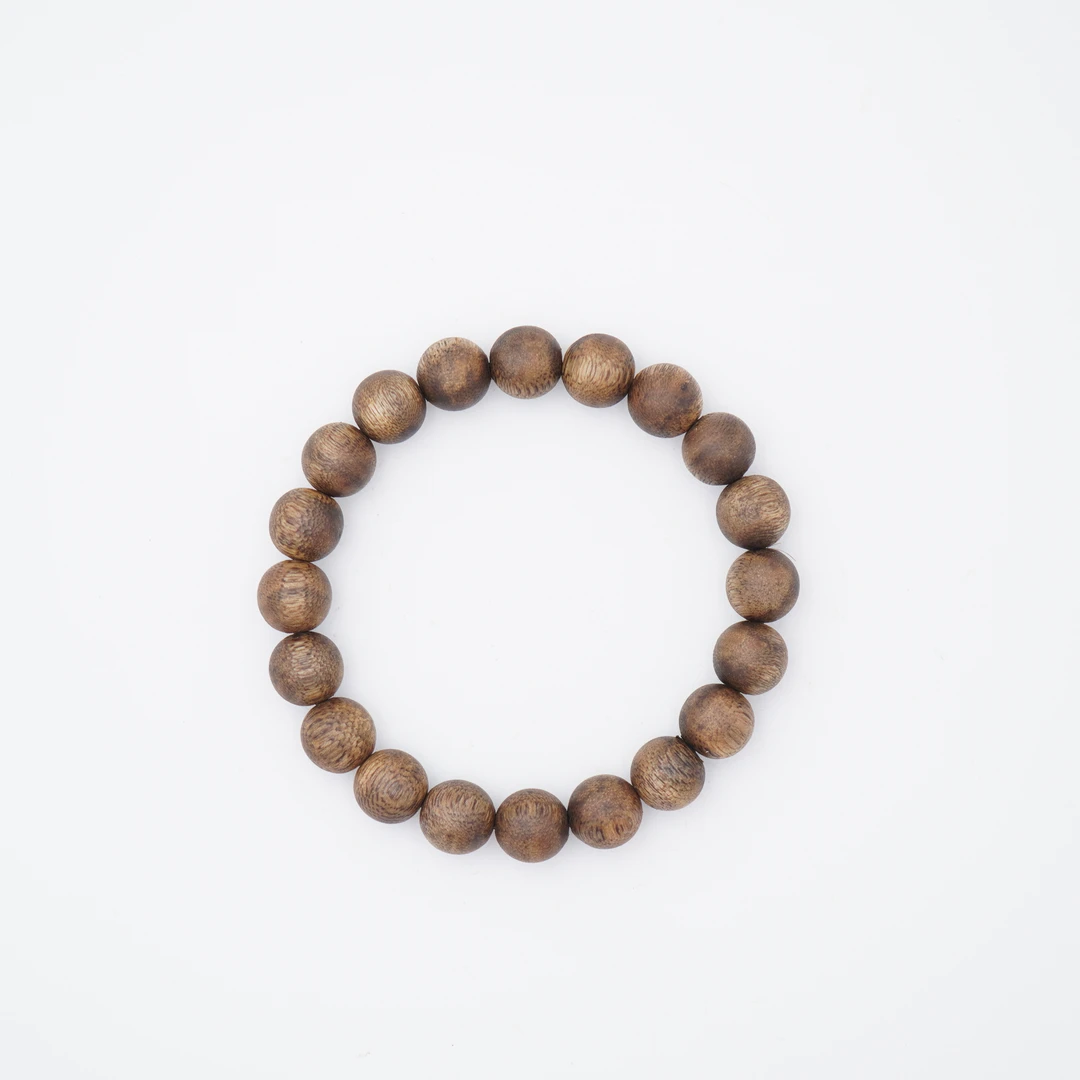 沉香10mm圆珠单圈/海南乌身/莺歌绿奇楠6克+