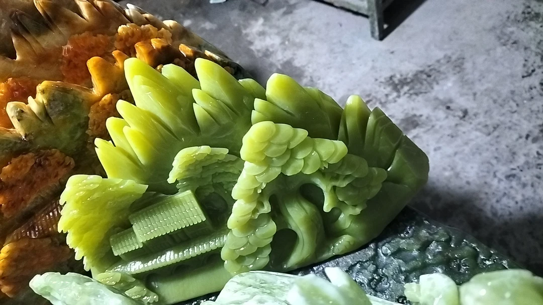 精美雕工山水摆件