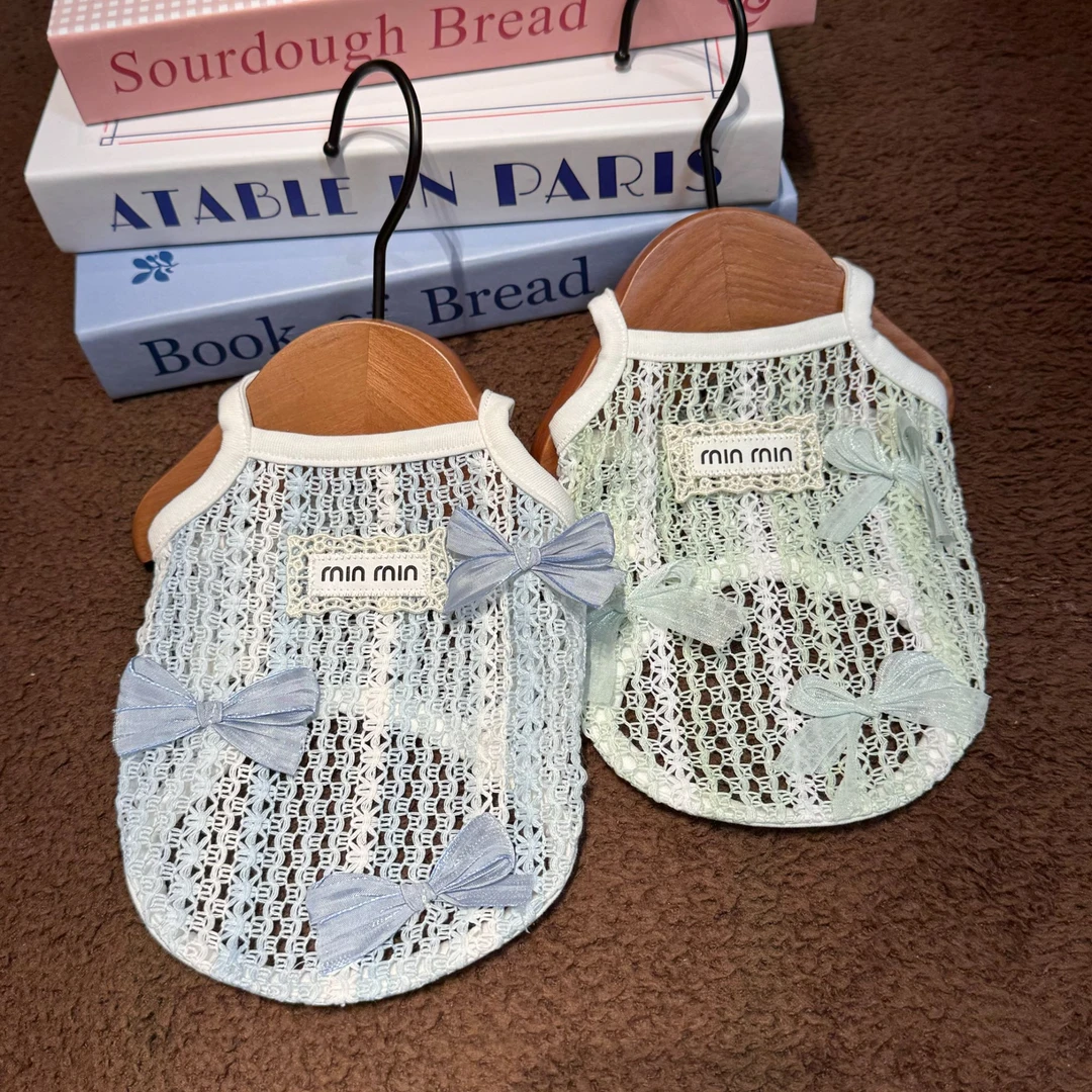 【JoyfulPets】新款宠物服饰miu系镂空蝴蝶背心（版型偏小）