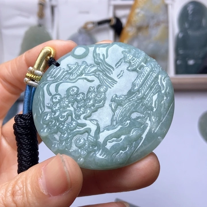 翡翠未镶嵌颈饰翡翠