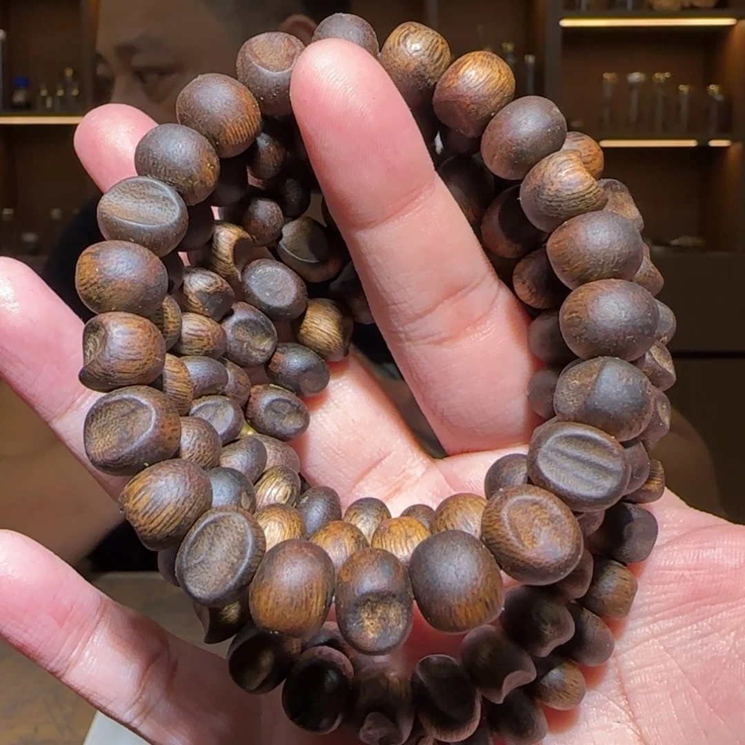 沉香手串单圈虎斑紫奇多样性1.1发一条