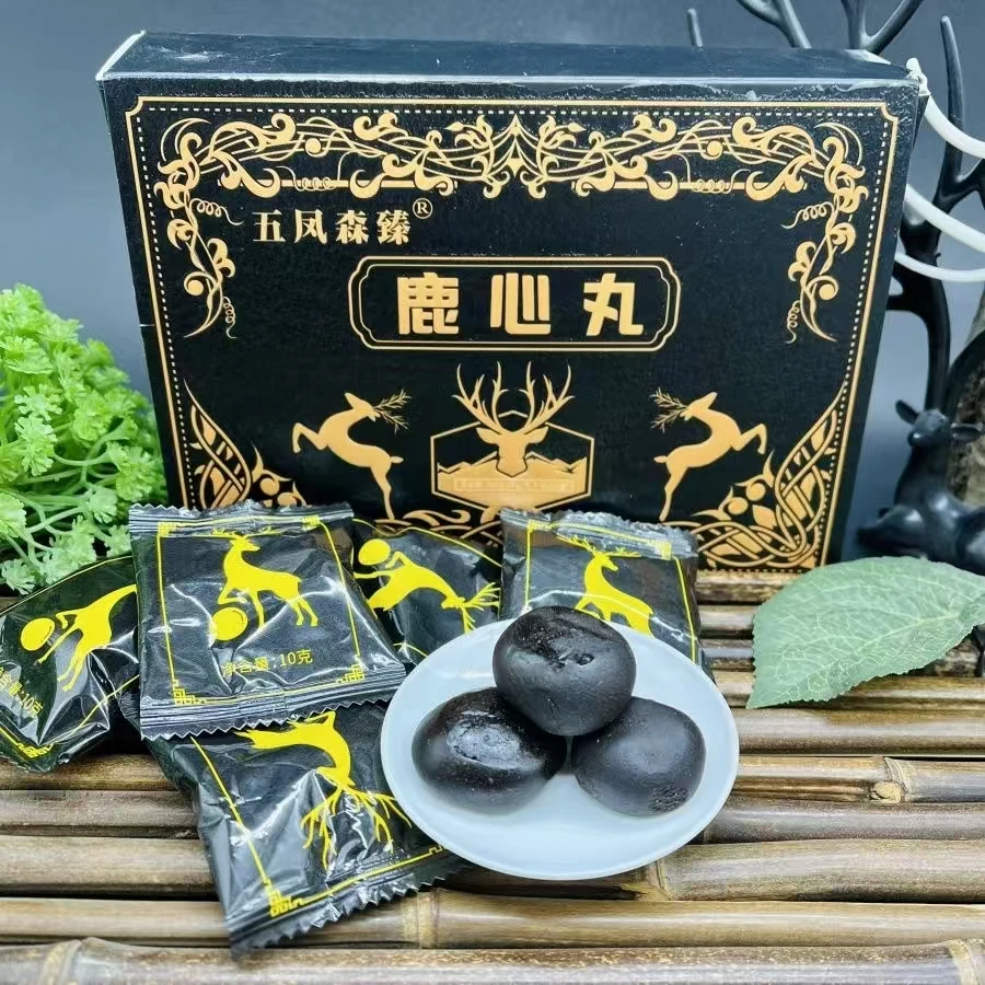 梅花鹿鹿心丸 长白山营养浓缩鹿心手工制作