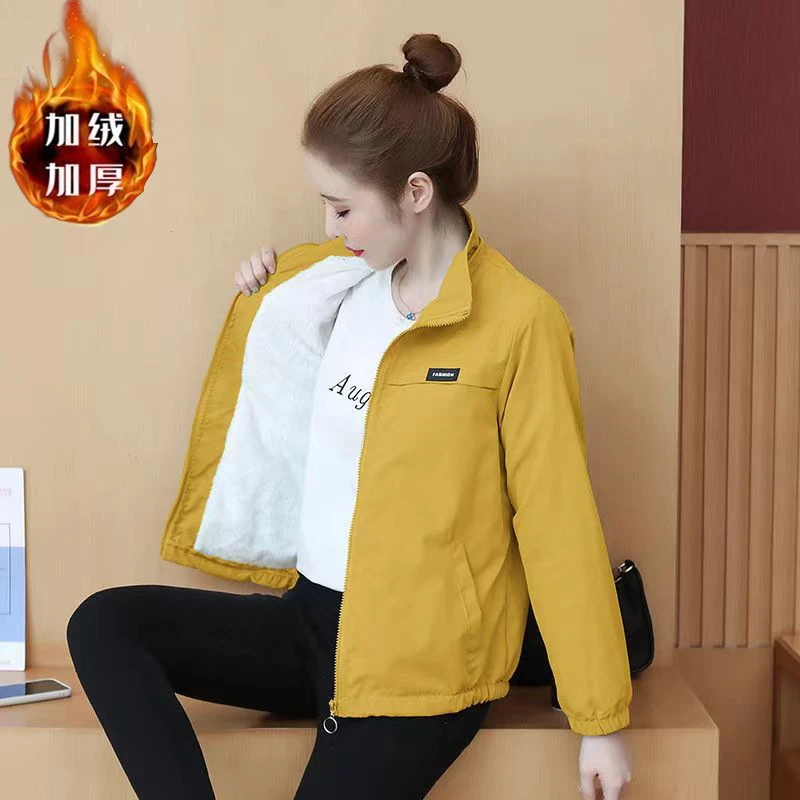 短外套女2025个性外穿宽松秋冬季新款百搭外套潮流上衣夹克003