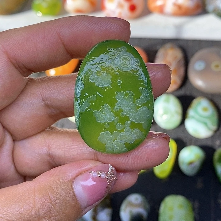 花眼玛瑙奇石饰品