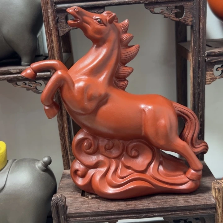紫砂茶宠紫砂茶宠云骥呈祥