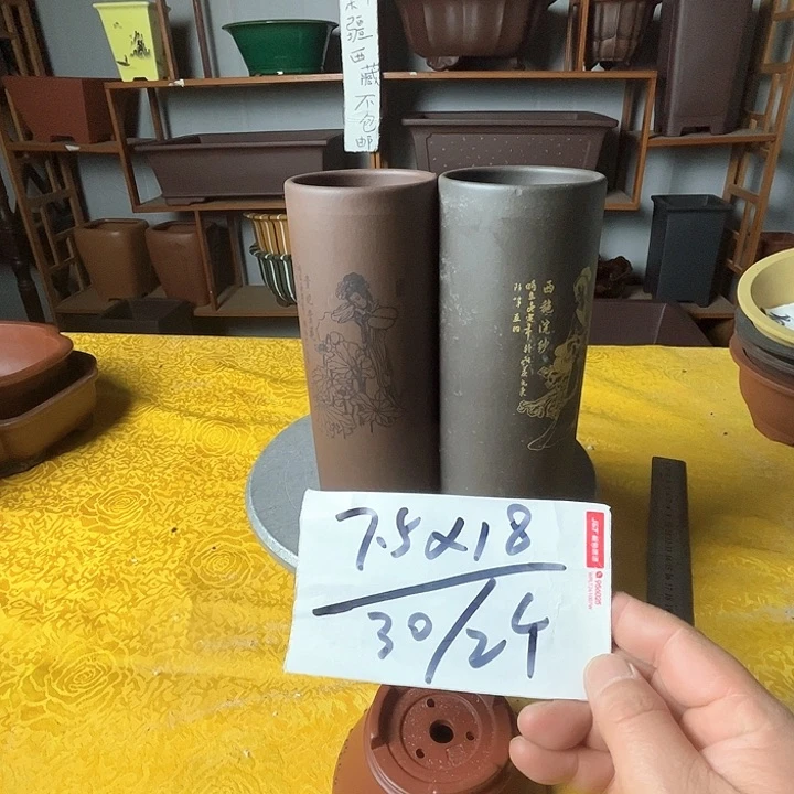 紫砂花盆紫砂花盆